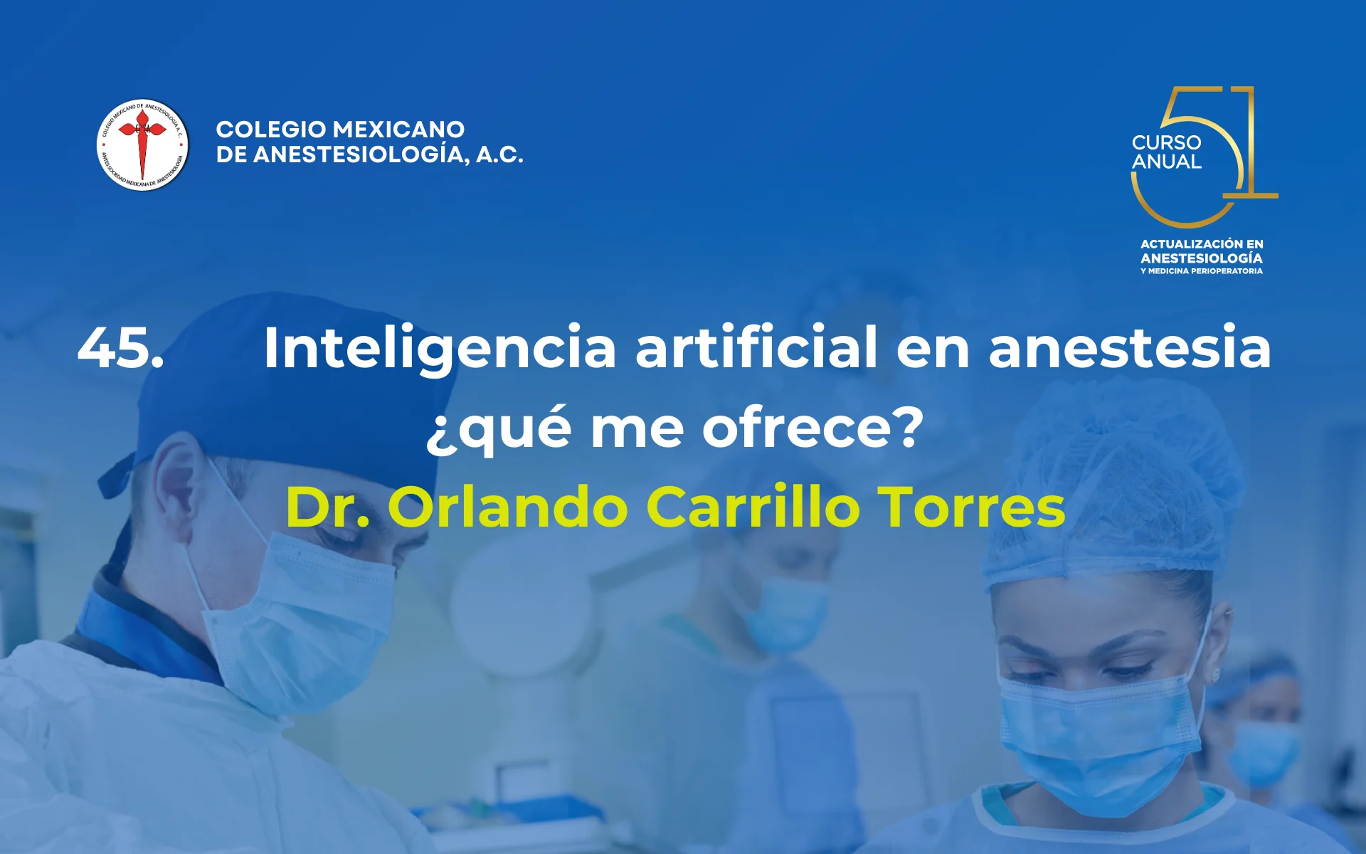 Inteligencia artificial en anestesia ¿qué me ofrece?