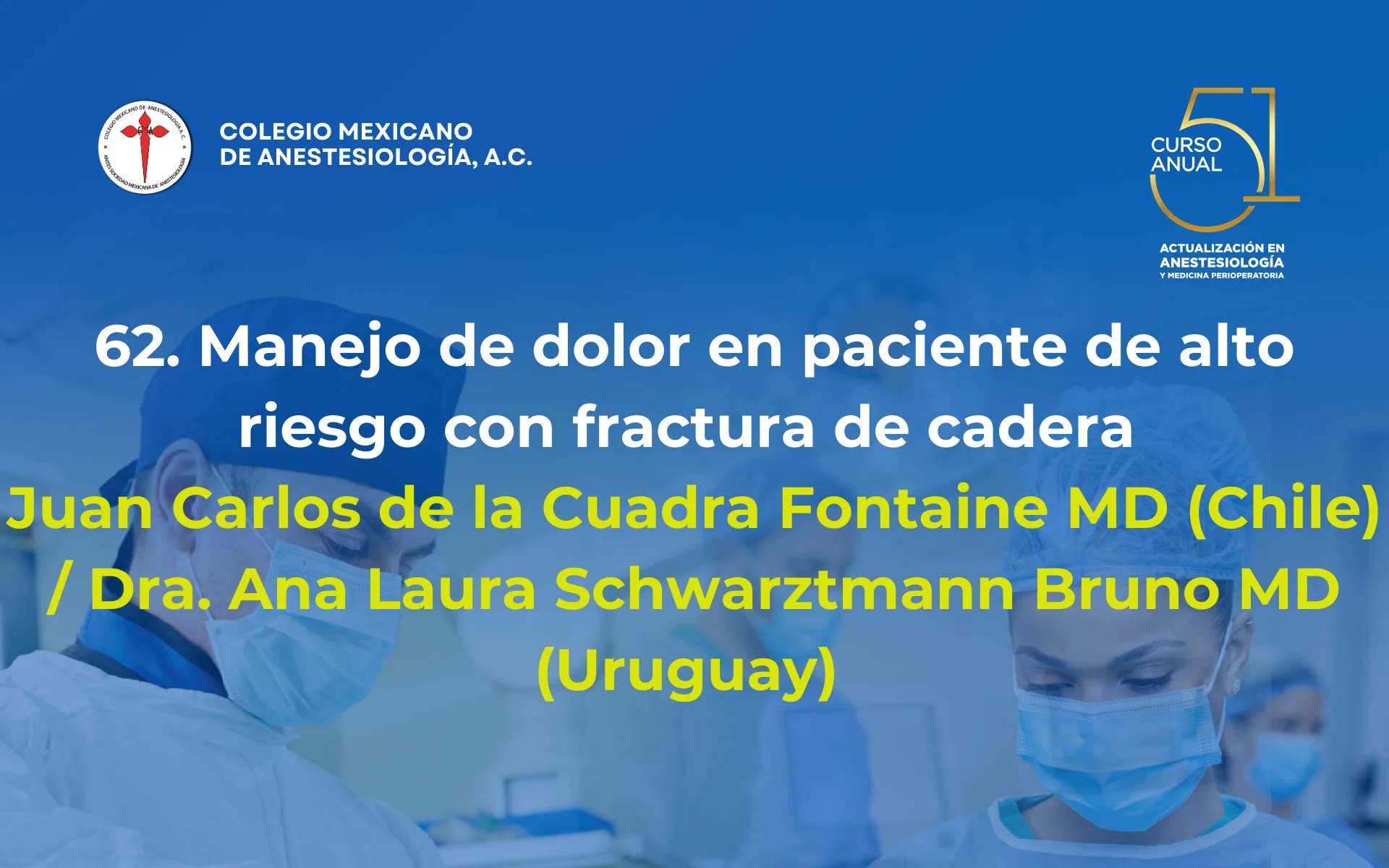 Manejo de dolor en paciente de alto riesgo con fractura de cadera