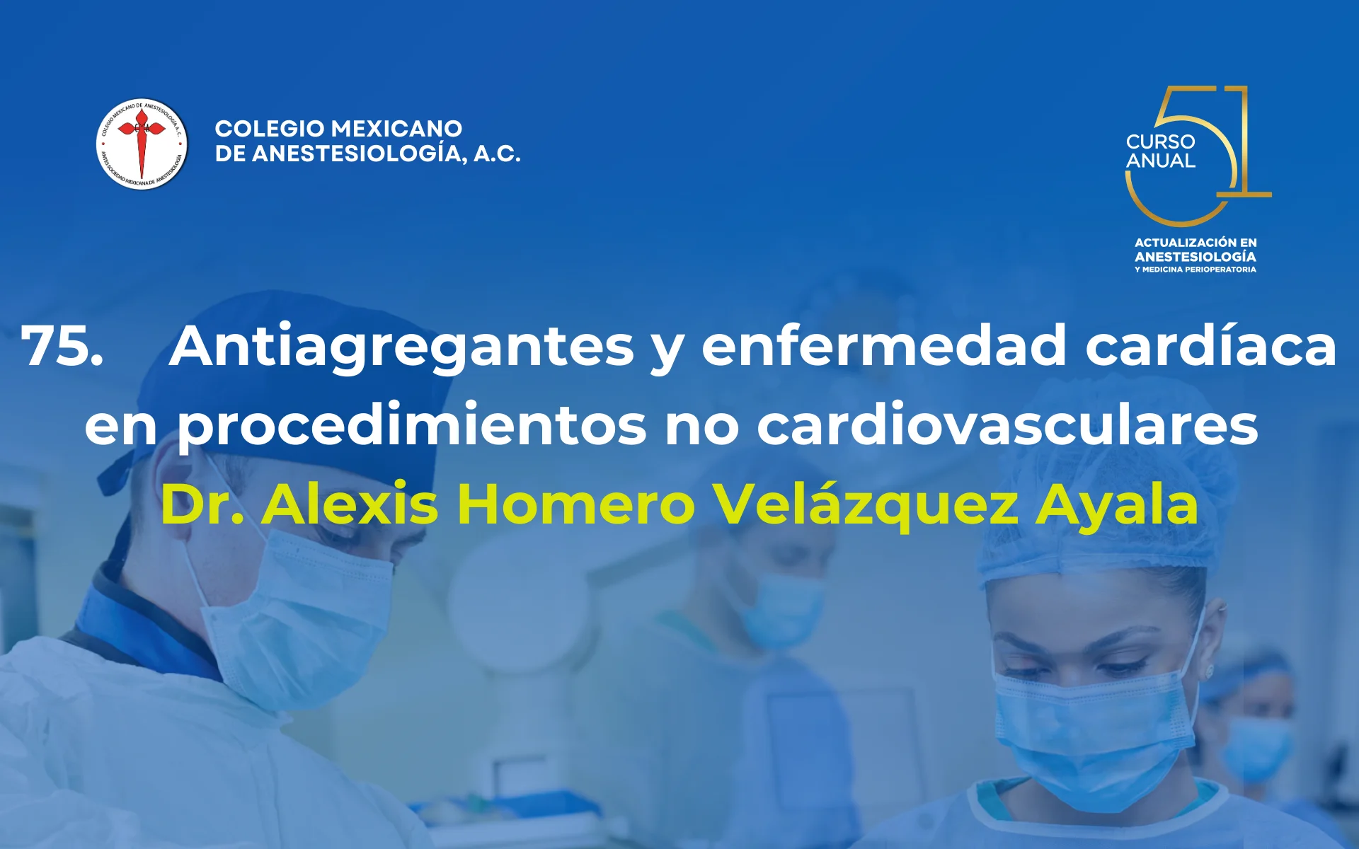 Antiagregantes y enfermedad cardíaca en procedimientos no cardiovasculares