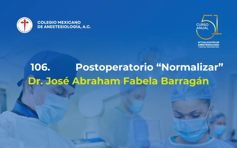 Postoperatorio “Normalizar”