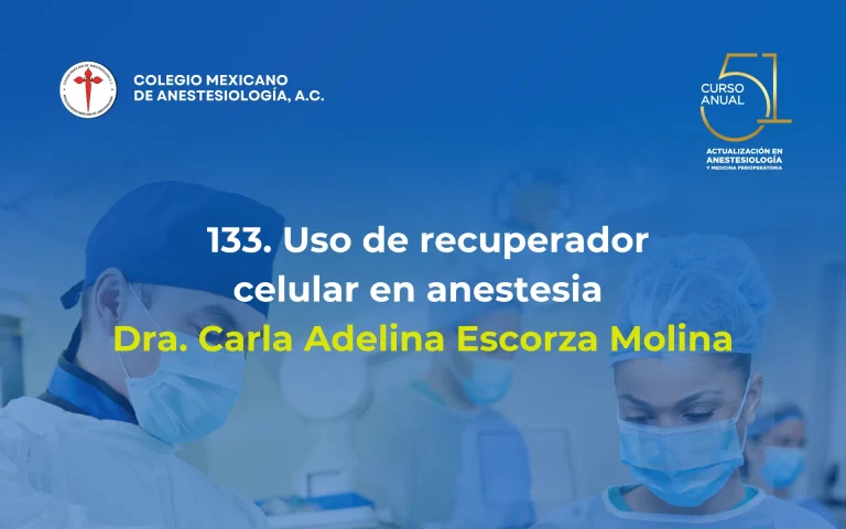 Uso de recuperador celular en anestesia