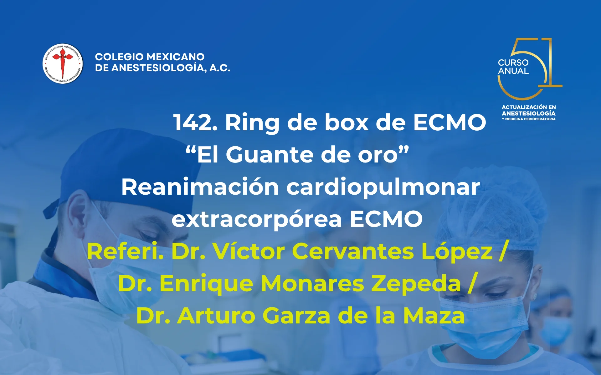 Ring de box de ECMO “El Guante de oro” Reanimación cardiopulmonar extracorpórea ECMO
