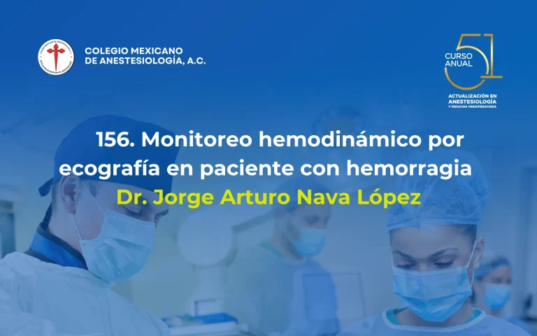 Monitoreo hemodinámico por ecografía en paciente con hemorragia