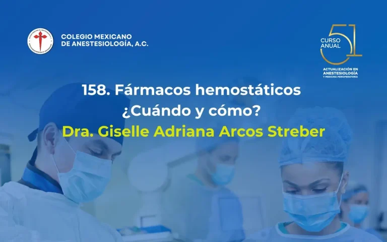 Fármacos hemostáticos ¿Cuándo y cómo?