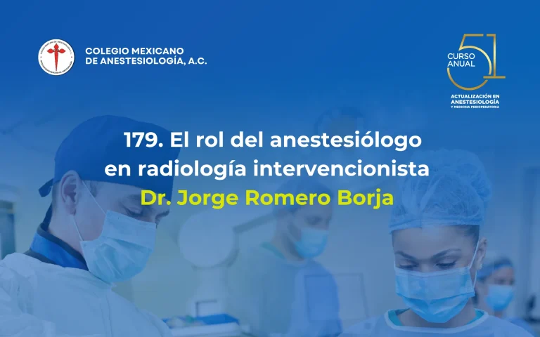 El rol del anestesiólogo en radiología intervencionista