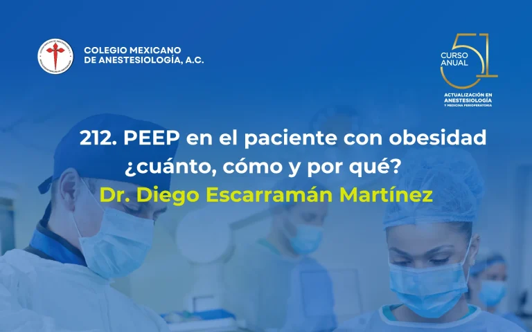 PEEP en el paciente con obesidad ¿cuánto, cómo y por qué?